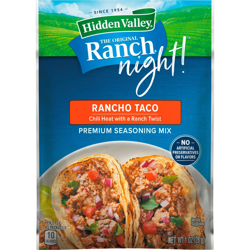 Hidden Valley Original Ranch Night! Rancho Taco Premium Seasoning Mix 28g