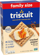Nabisco Triscuit Cracked Pepper & Olive Oil Crackers 354g