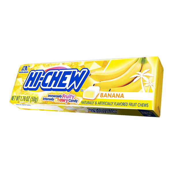 Hi-Chew Fruity Chewy Candy Banana Flavour 50g