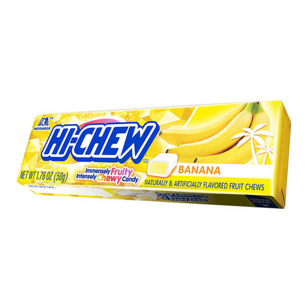 Hi-Chew Fruity Chewy Candy Banana Flavour 50g (Best Before Date End January 2025)