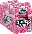 Ice Breaker Ice Cubes Bottle Bubble Breeze Sugar Free Gum 40 Pcs