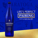 Saratoga Glass Twist Sparkling Water 828ml (Pack of 12)