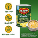 Del Monte Fresh Cut Cream Style Golden Sweet Corn 234g (Pack of 3) (Best Before Date 28/08/2025)