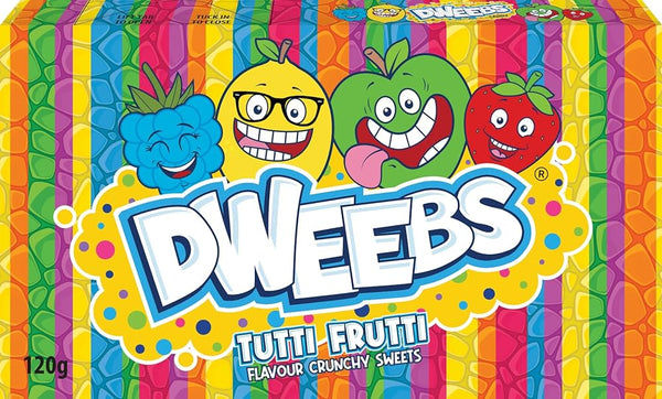 Dweebs Tutti Frutti Flavour Crunchy Sweets 120g