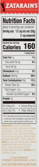Zatarain's Black Beans and Rice Mix 226g