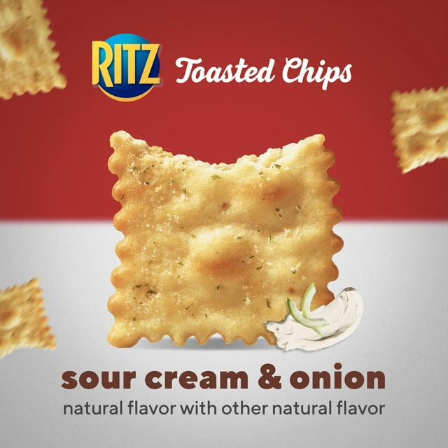 Nabisco Ritz Sour Cream & Onion Toasted Chips 229g