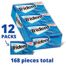 Trident Original Flavour Sugar Free Gum (12 Pack) BBF APRIL 2025)