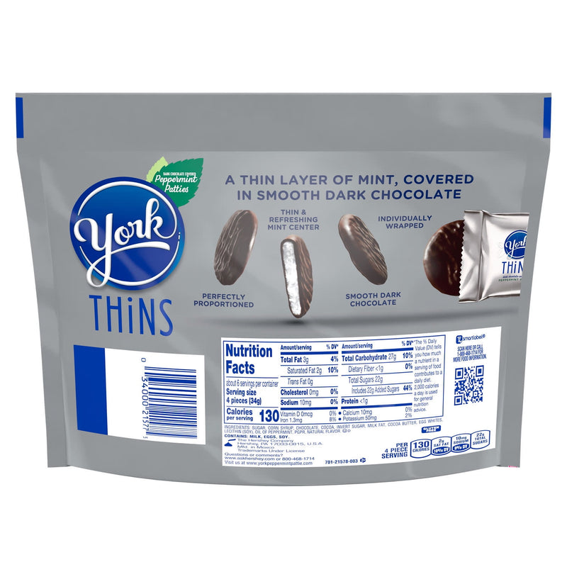 York Thins 204g