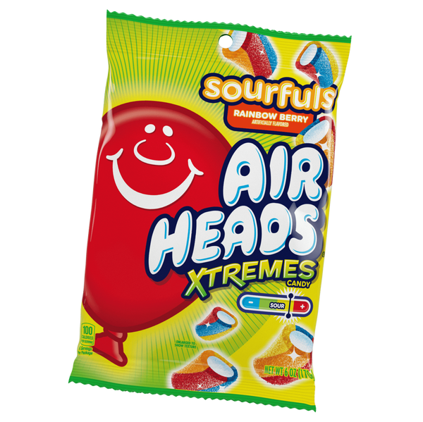 Airheads Xtremes Sourfuls Rainbow Berry Candy 170g