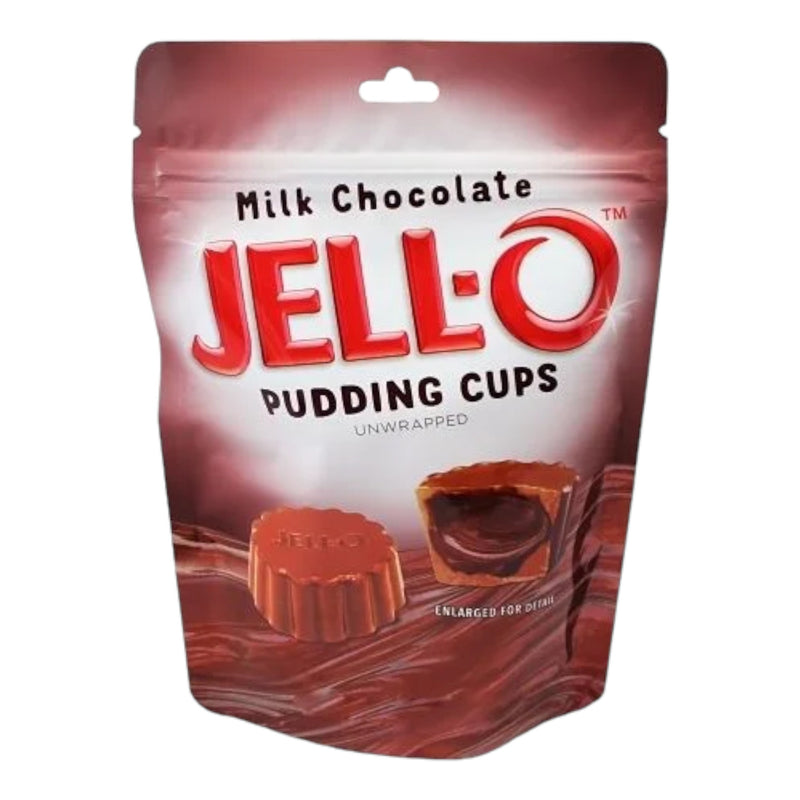 Jell-O Milk Chocolate Pudding Cups Unwrapped 176g
