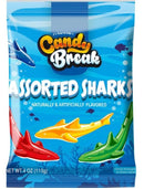 Candy Break Assorted Colour Shark Bag 113g