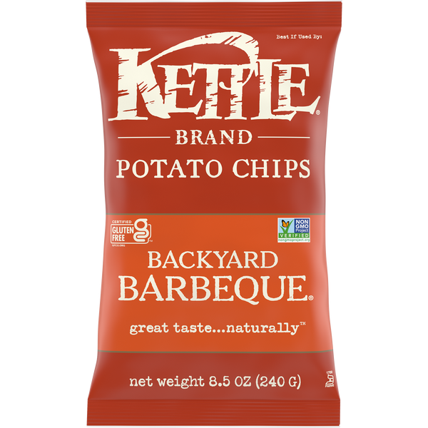 Kettle Brand Backyard Barbeque Potato Chips 141g(Best Before Date 12/10/2024)
