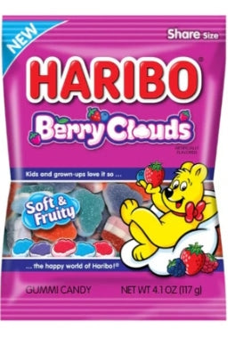 Haribo Berry Cloud Bag 116g (Best Before Date :- 12/2025)