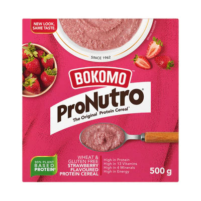 Bokomo ProNutro Strawberry Flavoured Protein Cereal 500g
