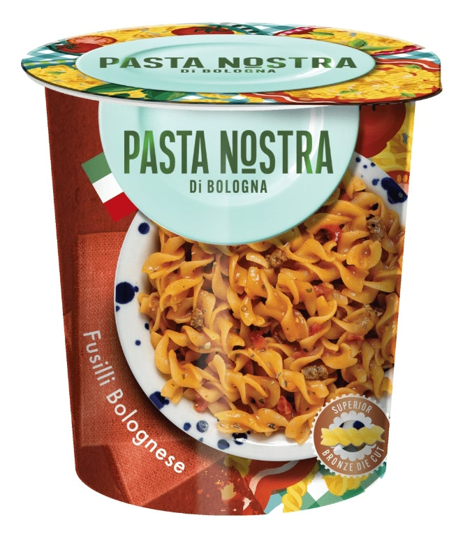 Pasta Nostra Di Bologna Instant Fusilli Cup 70g | Choose Your Flavour