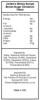 Sugar Free Brown Sugar Cinnamon Syrup (Pack Of 2 Bundle)