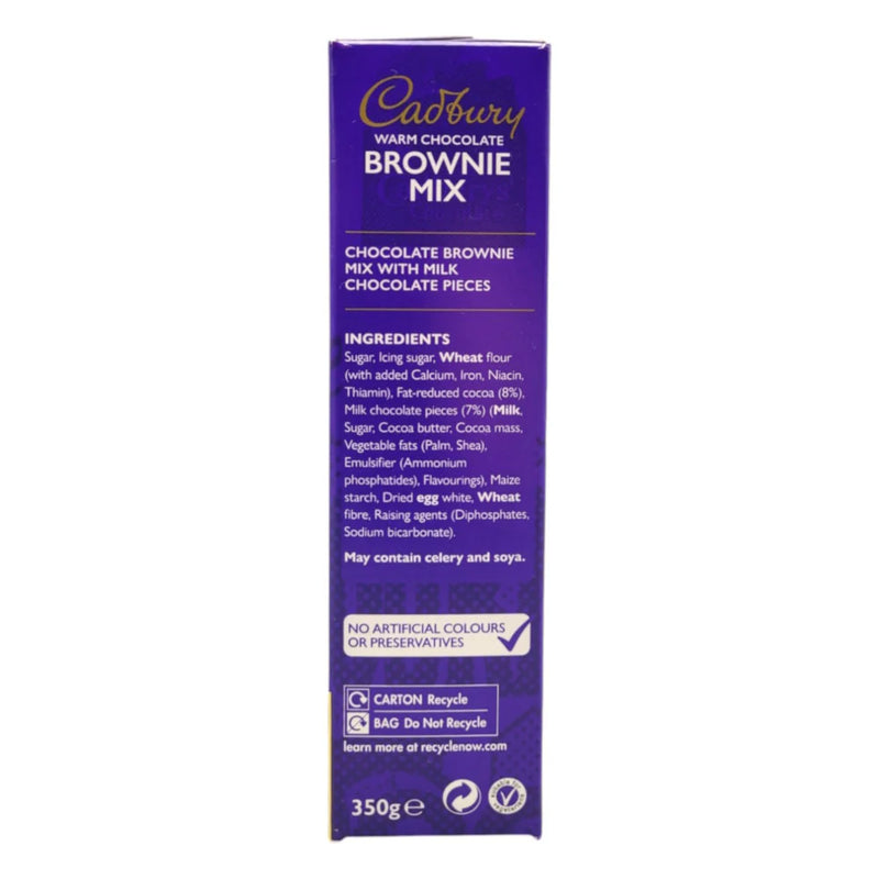 Cadbury Warm Chocolate Brownie Mix 350g