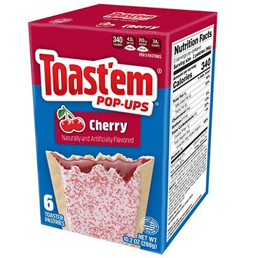 Toast'em Pop-Ups Cherry Toaster Pastries 288g