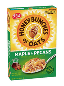 Post Honey Bunches of Oats Maple & Pecans Sweetened Cereal 340g