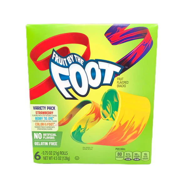 Fruit by the Foot Variety Pack Fruit Flavoured Snacks 128g(Best Before Date 01/05/2025)