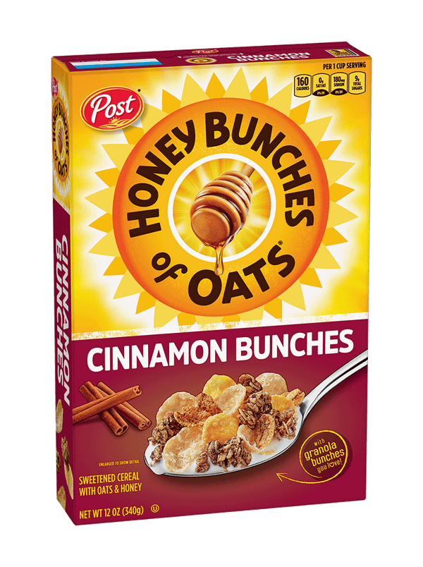 Post Honey Bunches of Oats Cinnamon Bunches Cereal 340g