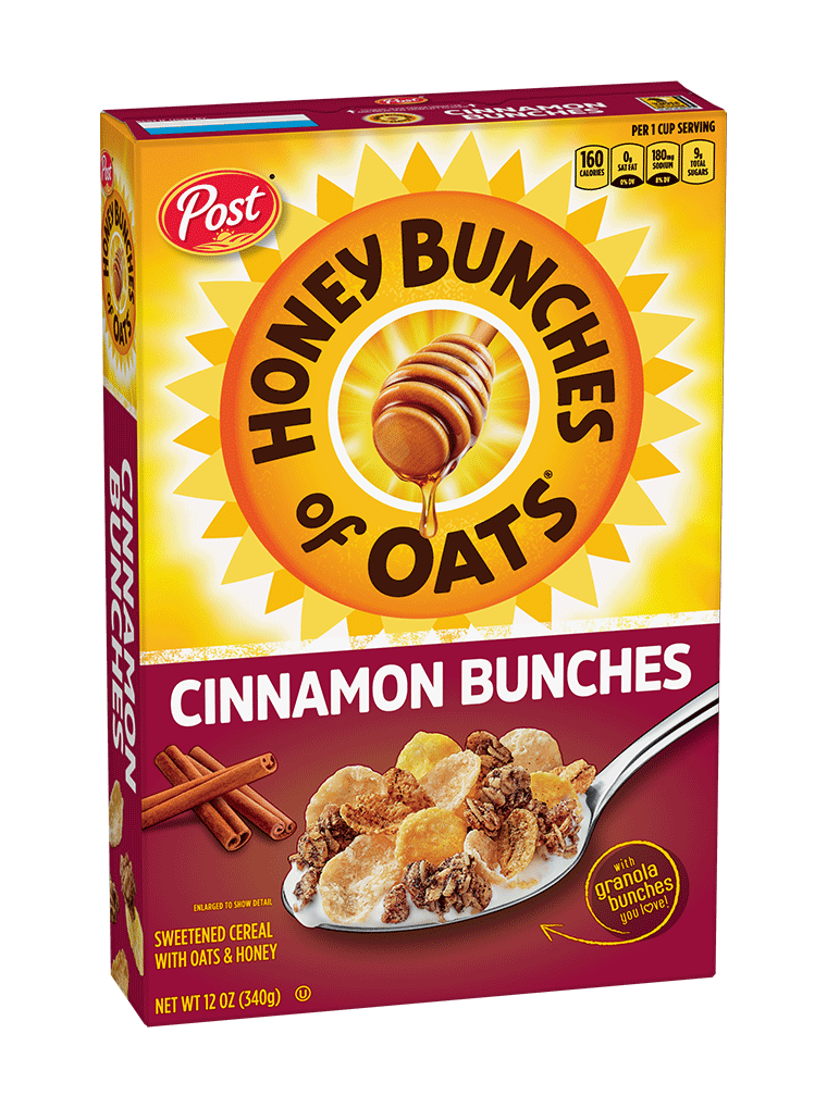 Post Honey Bunches of Oats Cinnamon Bunches Cereal 340g
