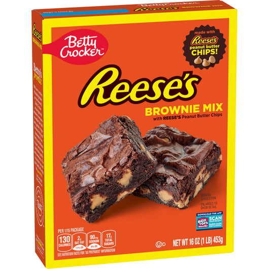 Betty Crocker Reese's Peanut Butter Brownie Mix 453g (Best Before Date 12/02/2025)