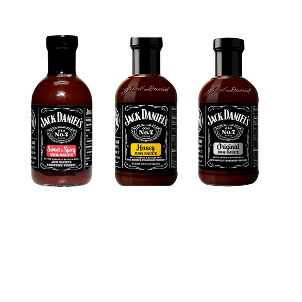 Jack Daniels (3 Pack) | Original |Sweet& Spicy | Honey BBQ