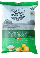 20 x Lucien Crisps | Full Case Offer | Pick Your Flavour | Belgium Crisps 125g Pack | Delicious Taste
