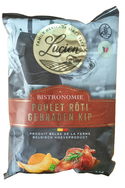 20 x Lucien Crisps | Full Case Offer | Pick Your Flavour | Belgium Crisps 125g Pack | Delicious Taste