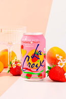 La Croix Strawberry Peach Sparkling Water 355ml | Naturally Essenced, 0 Calories, 0 Sweetener, 0 Sodium