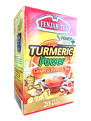 Fenjan Tea Power Blend Turmeric Power 40g | Ginger & Turmeric Tea | 20 Tea Bags