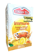 Fenjan Tea Power Blend Immune | Lemon, Ginger & Honey Tea 30g | 20 Tea Bags