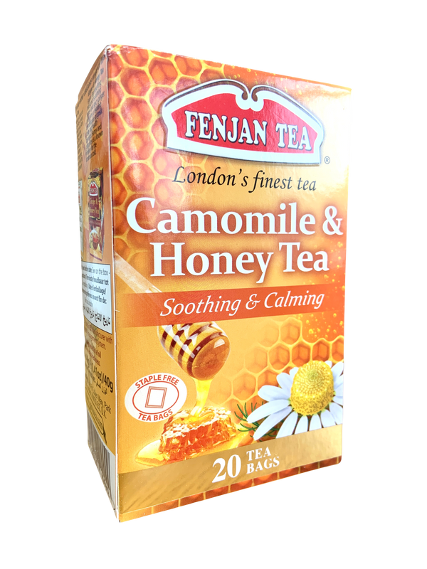 Fenjan Tea Camomile & Honey Tea 40g | Soothing & Calming | 20 Tea Bags