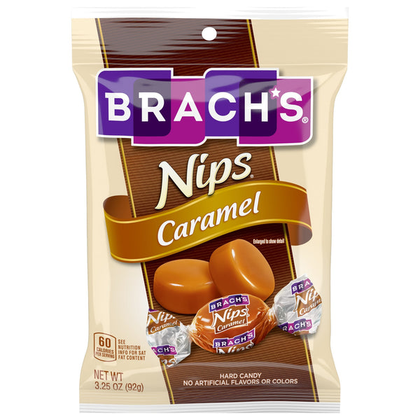 Brach's Nips Caramel Hard Candy 92g