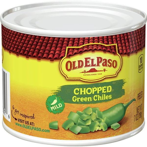Old El Paso Chopped Green Chiles 113g
