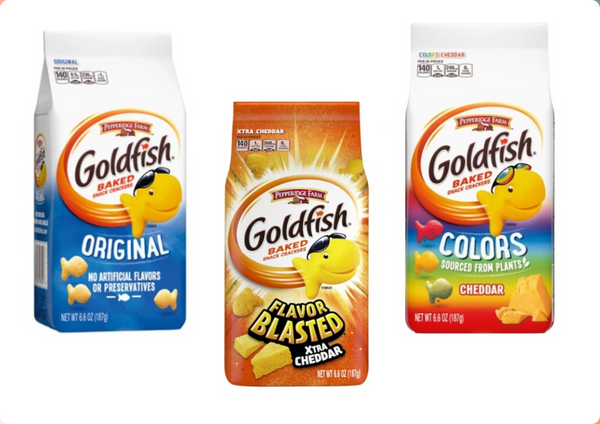 Pepperidge Farm Goldfish Variety Pack (3 x 187g)