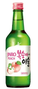 Jinro Peach Soju ABV 13% 350 ml (Pack of 5)