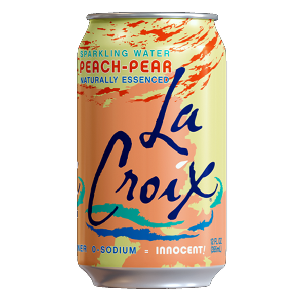 LC Peach-Pear Sparkling Water 355ml (Pack Of 12)