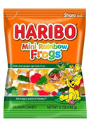 Haribo (USA) Mini Rainbow Frogs 142g (Best Before Date:-28/11/2025)
