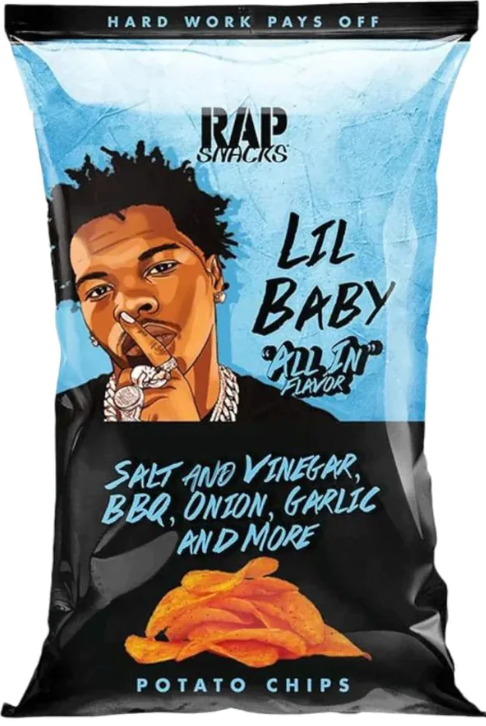 Rap Snacks Potato Chips 71g | American Rapper Snacks