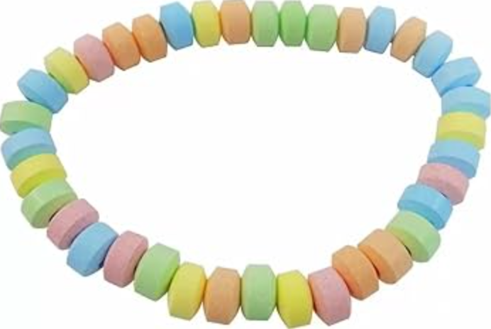 Crazy Candy Factory's Fruit Flavoured Candy Necklaces 17g