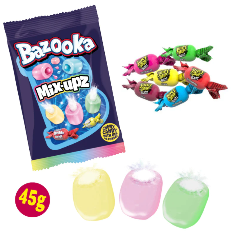Bazooka Mix-Upz Chewy Candy 45g