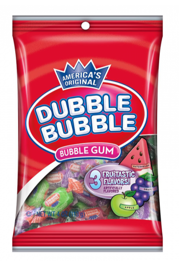 Dubble Bubble Bubble Gum 3 Fruitastic Flavours 113g