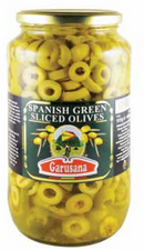 Garusana Spanish Sliced Green Olives Large 935g