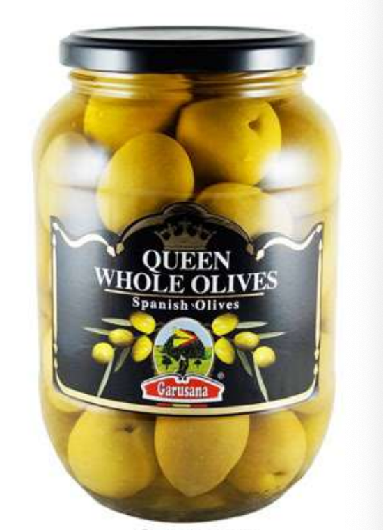 Garusana Queen Whole Olives 835g