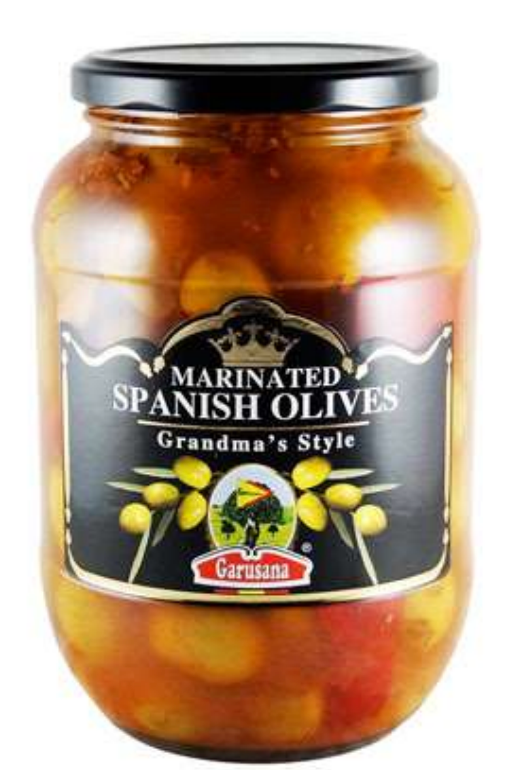 Garusana Olives In Spicy Marinate (Grandma's Style) 835g