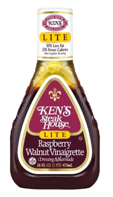 Ken's Steak House Lite Raspberry Walnut Vinaigrette Dressing  473ml