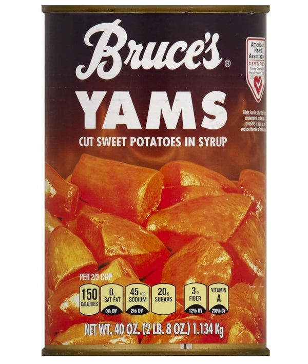 Bruce's Yams Cut Sweet Potatoes In Syrup 1.13kg (Best Before : 03 Oct 2025)