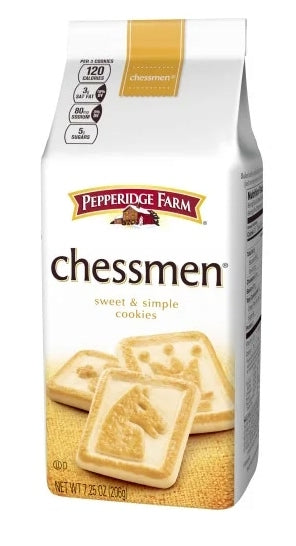 Pepperidge Farm Chessmen Butter Distinctive Cookies 206g